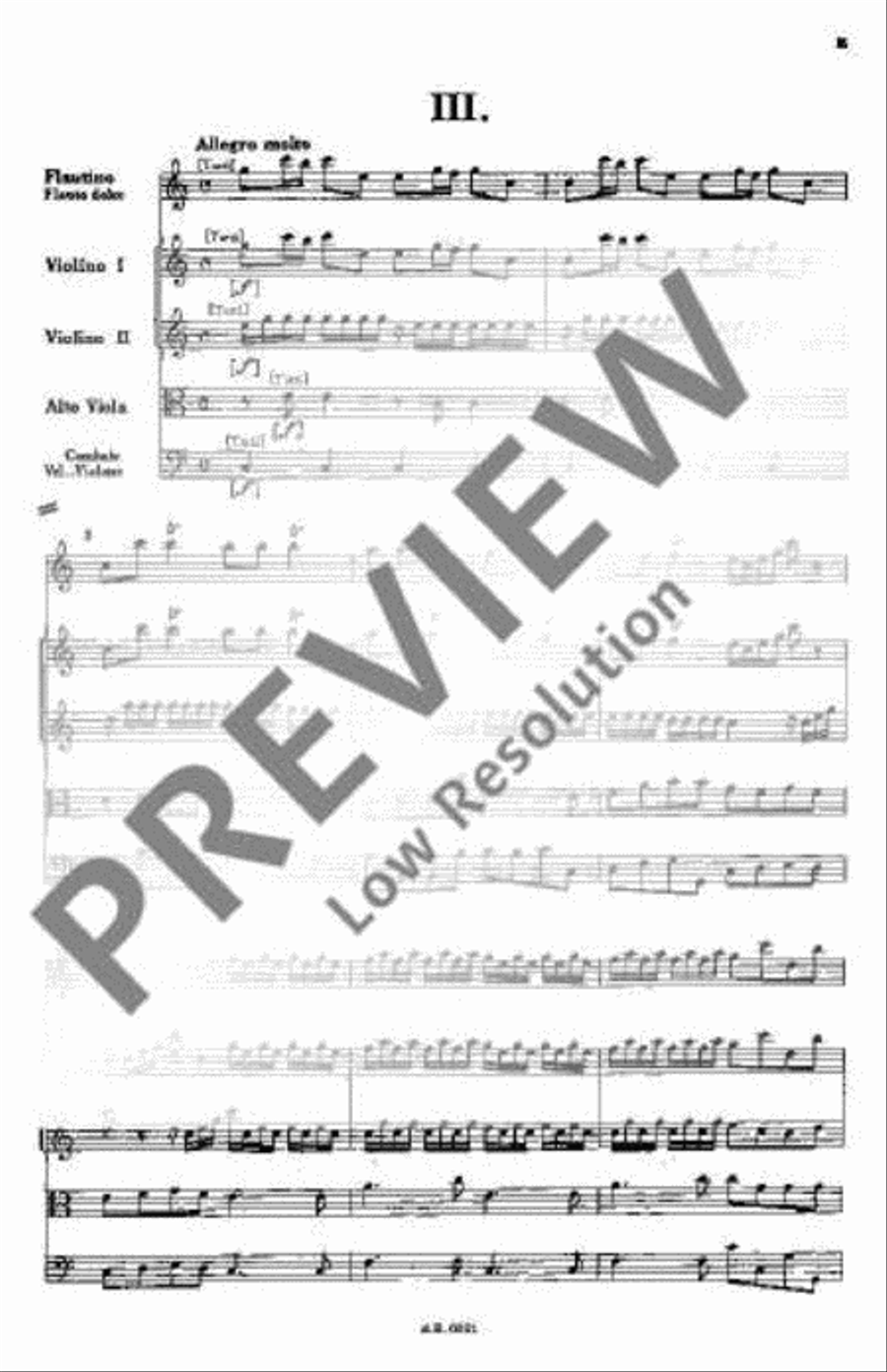 Concerto C major Recorder scores gallery preview page 20