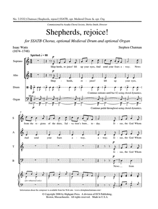 Shepherds, rejoice!