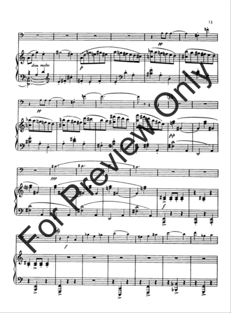Sonata Concertante Trombone scores gallery preview page 14