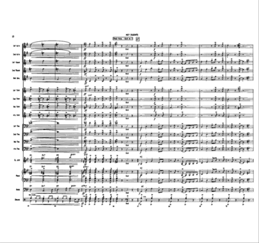 Muy Caliente! Jazz Ensemble scores gallery preview page 10