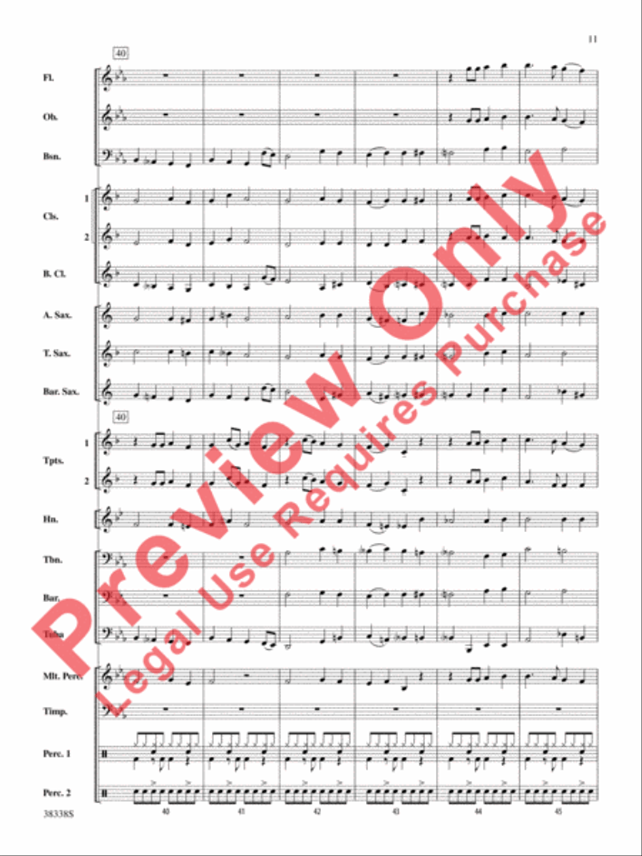Joyful Time Concert Band scores gallery preview page 12