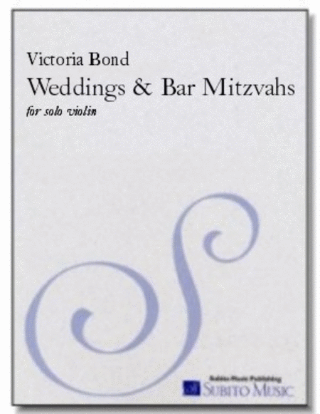 Weddings and Bar Mitzvahs