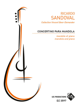 Book cover for Concertino para mandola (réduction)