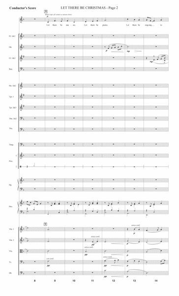 Let There Be Christmas (Full Orchestra) - Score