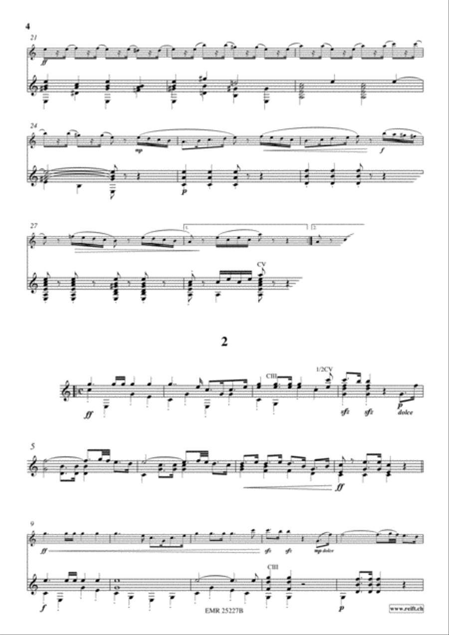 2 Marches Alto Recorder scores gallery preview page 4