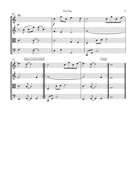 For Good - String Quartet image number null