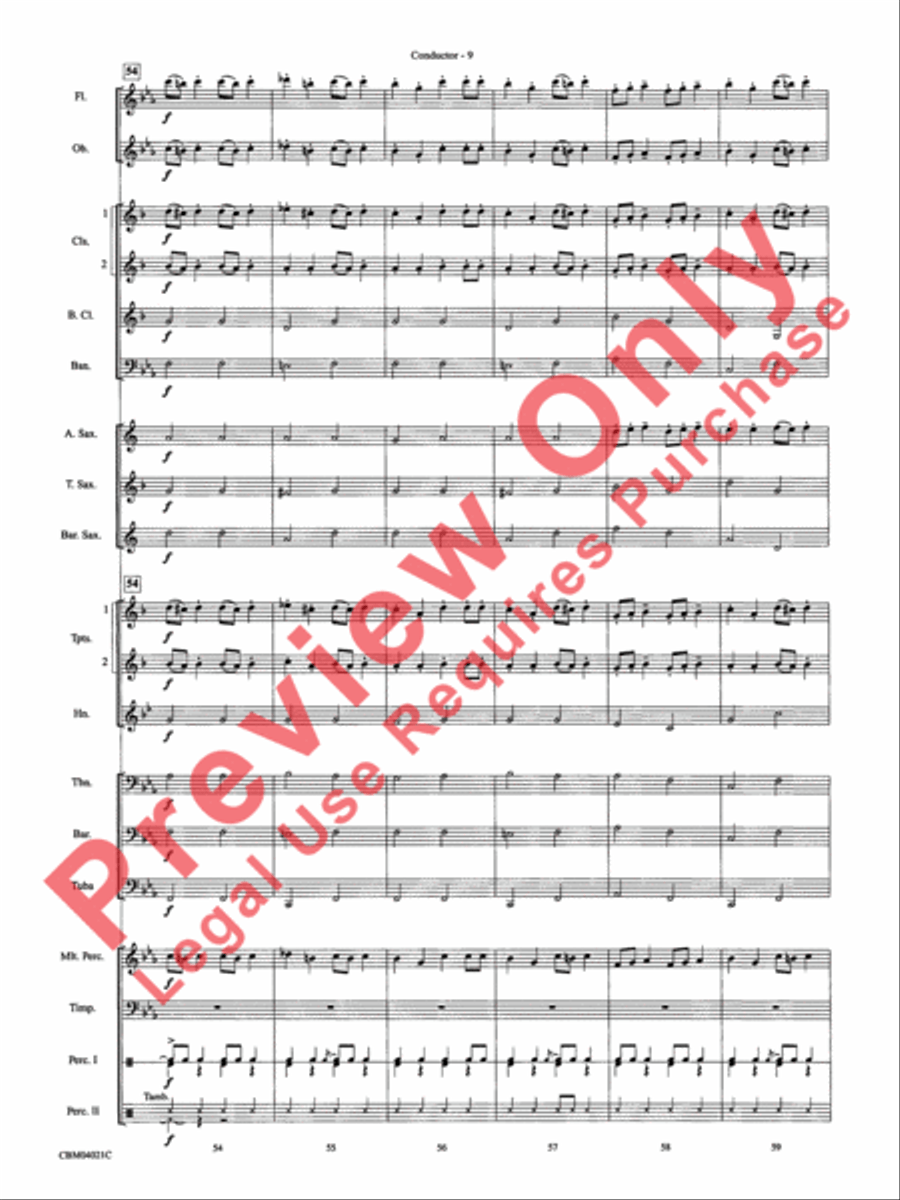 Harry Potter and the Prisoner of Azkaban, Selections from Concert Band scores gallery preview page 12