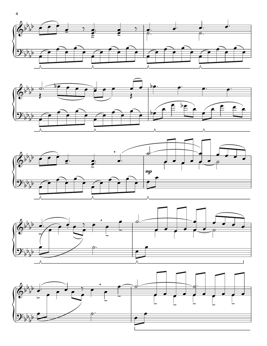 Neverland Piano Solo scores gallery preview page 4