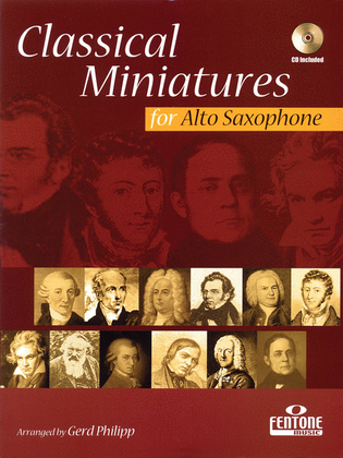 Book cover for Classical Miniatures for Alto Saxophone
