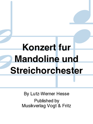 Konzert fur Mandoline und Streichorchester