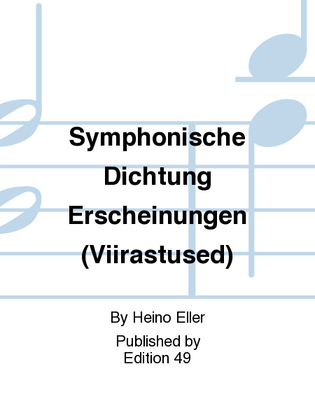 Book cover for Symphonische Dichtung Erscheinungen (Viirastused)