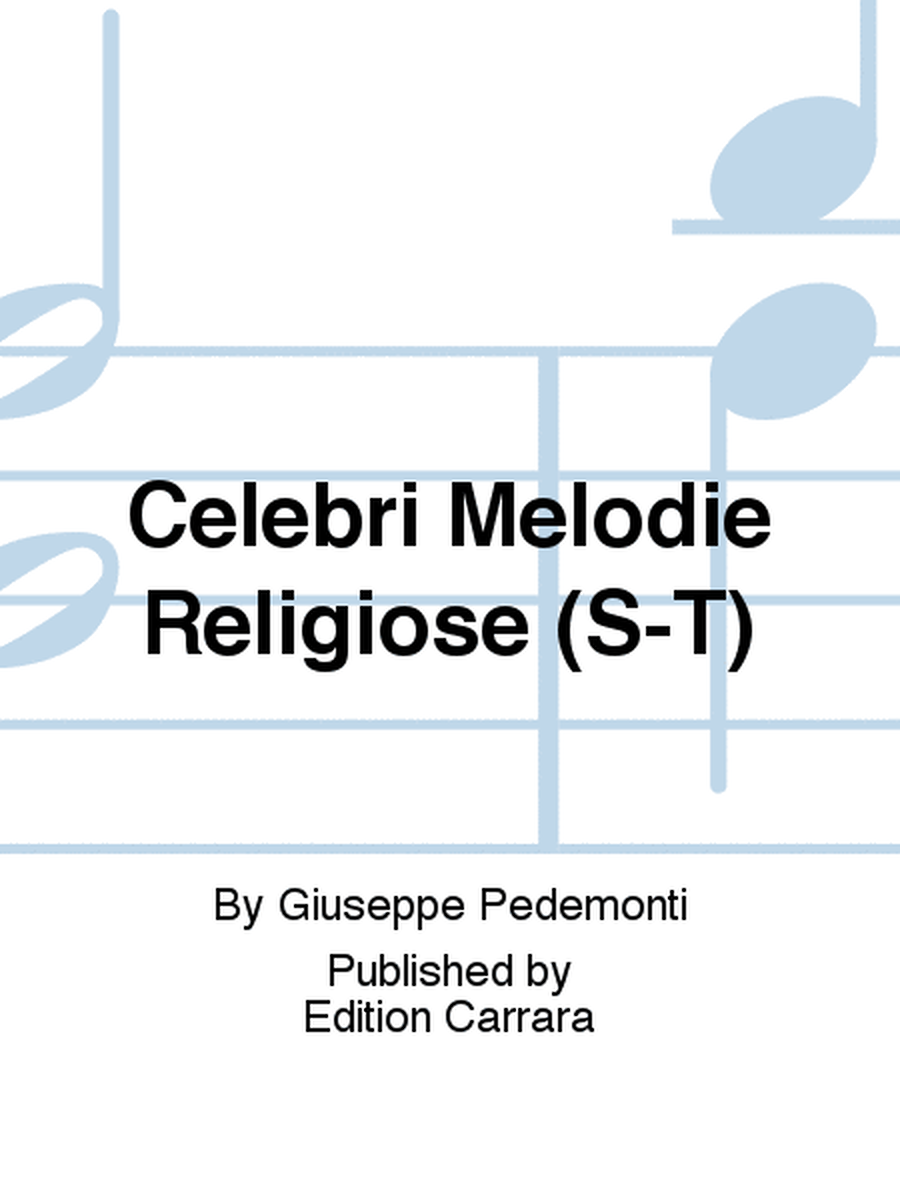 Celebri Melodie Religiose (S-T)