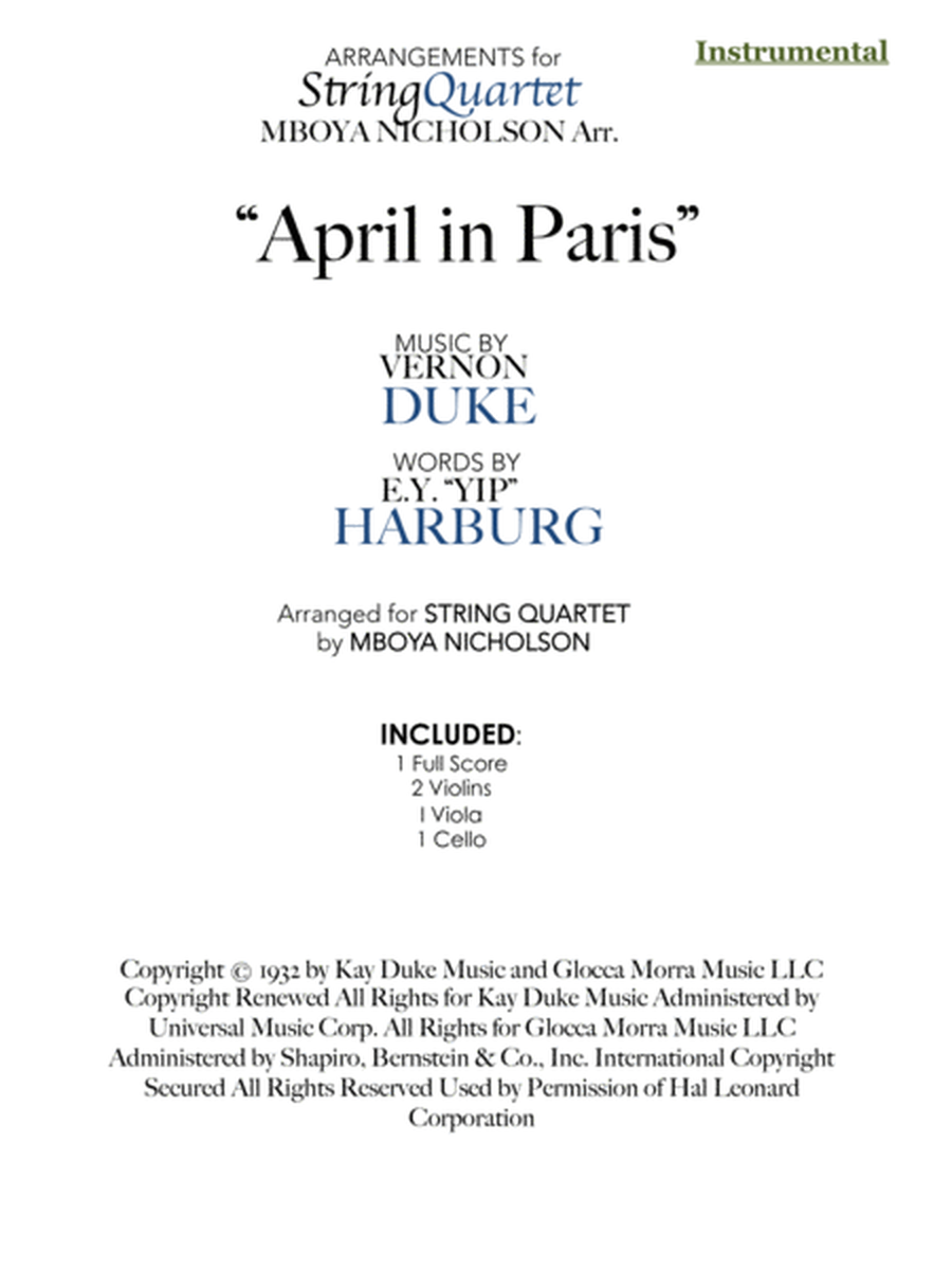 April In Paris image number null
