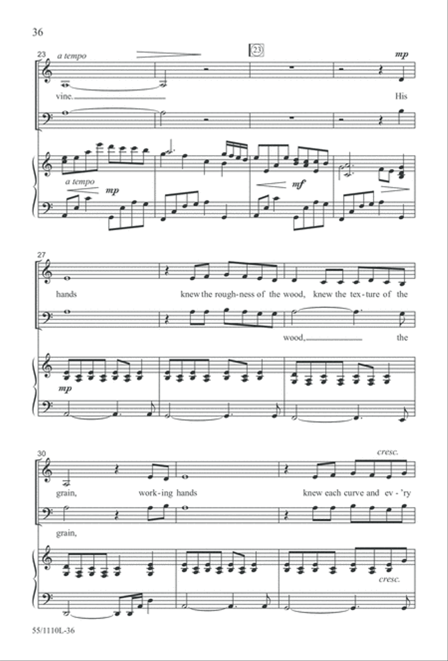 The Living Last Supper 4-Part scores gallery preview page 37