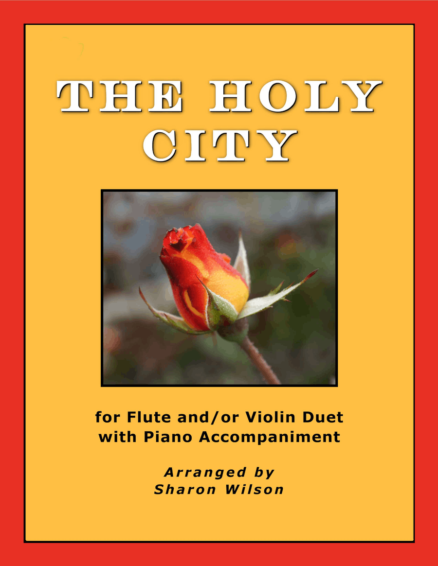 The Holy City (for Flute and/or Violin Duet with Piano Accompaniment) Flute scores gallery preview page 1