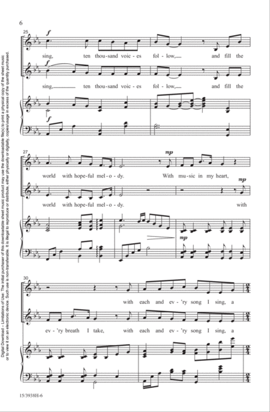 When I Sing 2-Part scores gallery preview page 6