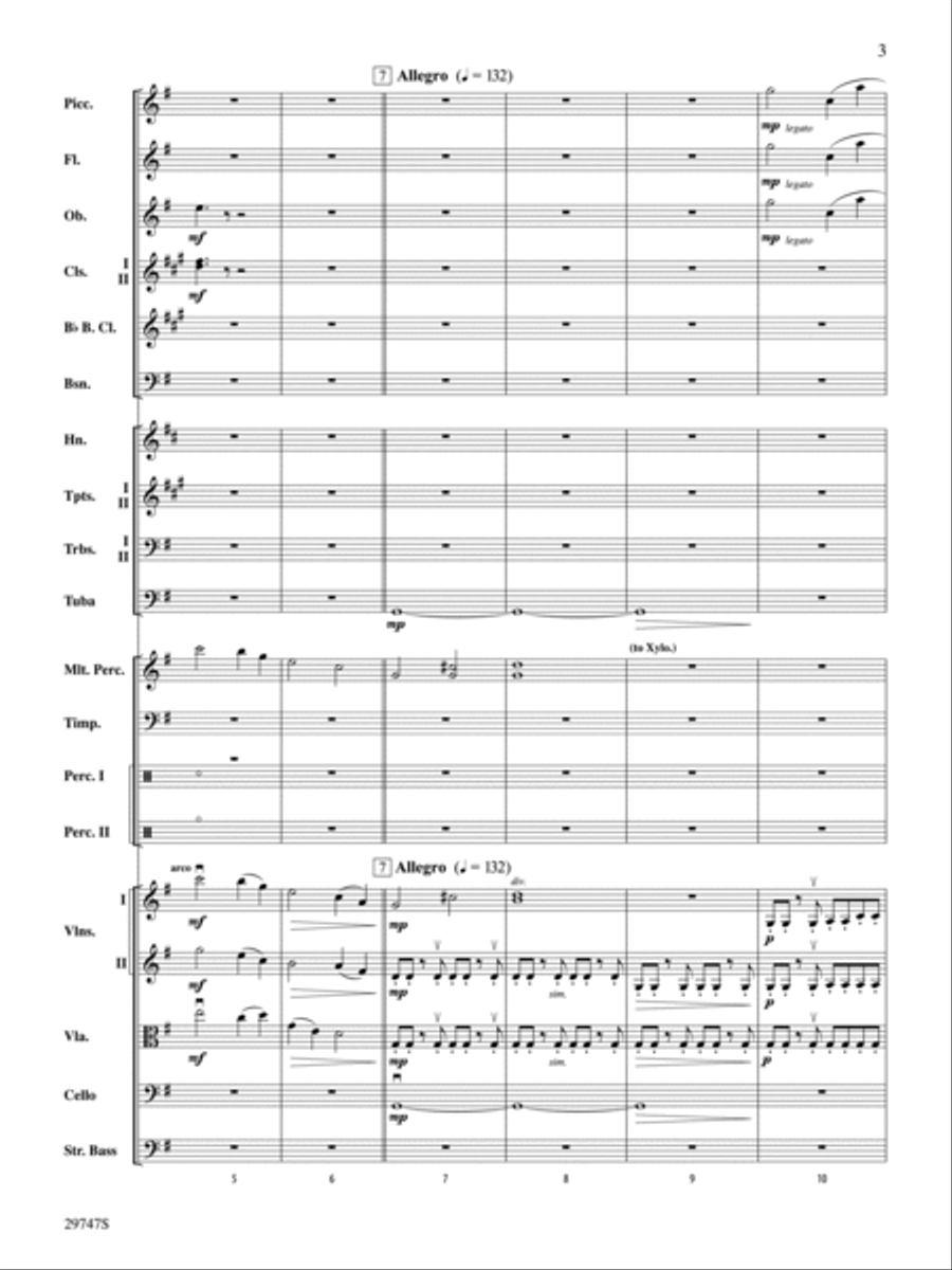 Soliloquy for Orchestra Full Orchestra scores gallery preview page 3