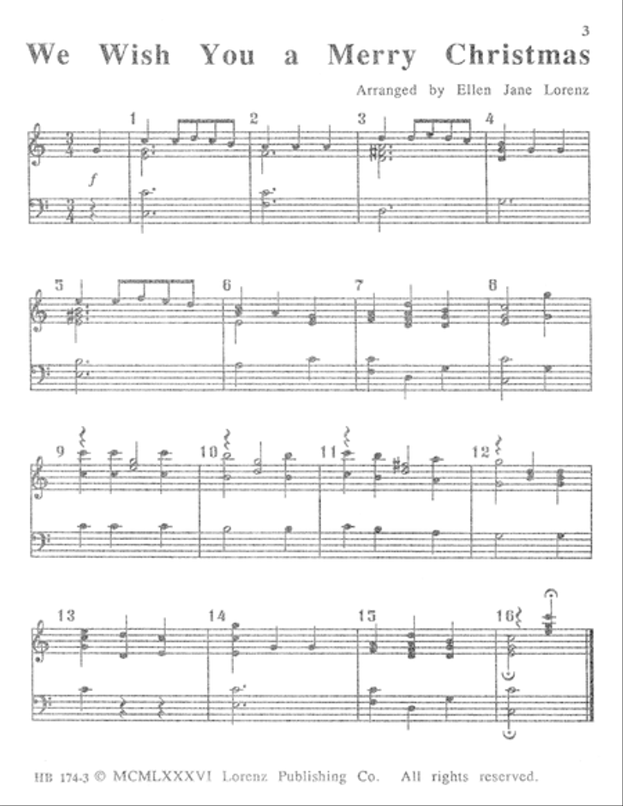 Easy Christmas Concert Easy Christmas Concert 3-Octaves scores gallery preview page 3