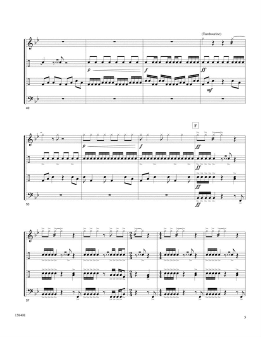 A Glorious Church Percussion scores gallery preview page 6