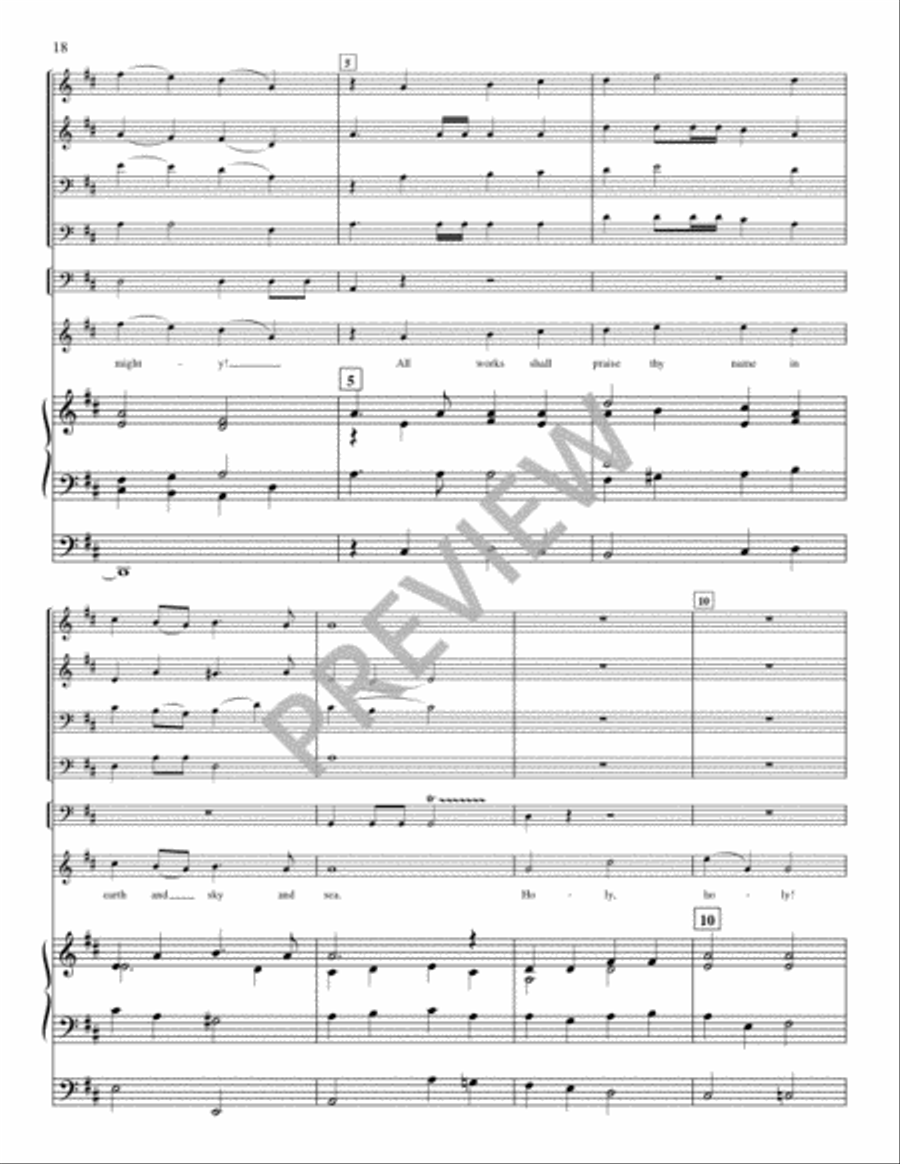 Festival Hymns for Organ, Brass, and Timpani - Volume 3, General Trombone scores gallery preview page 20