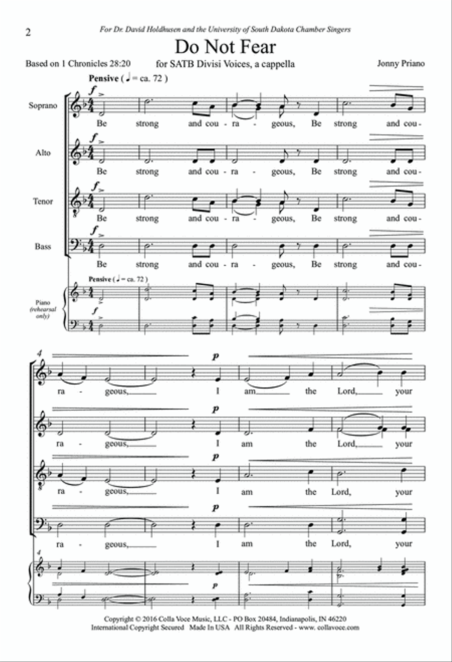 Do Not Fear Divisi scores gallery preview page 2