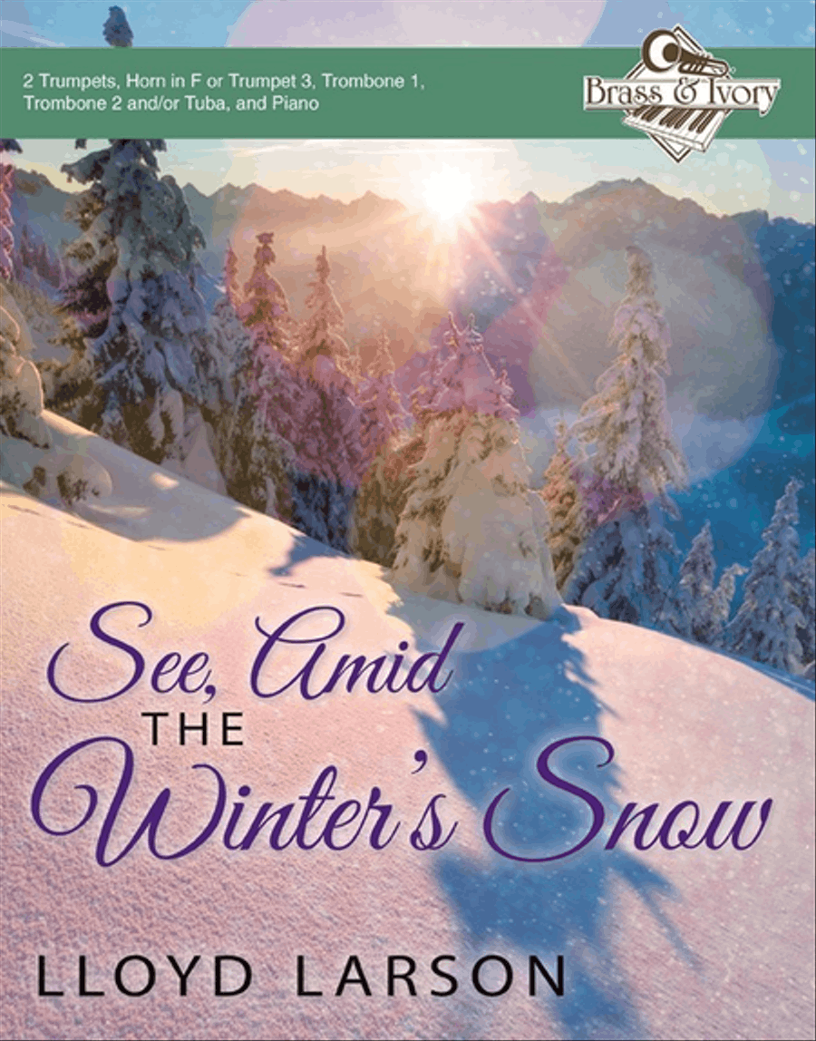 See, Amid the Winter's Snow Brass Ensemble scores gallery preview page 1