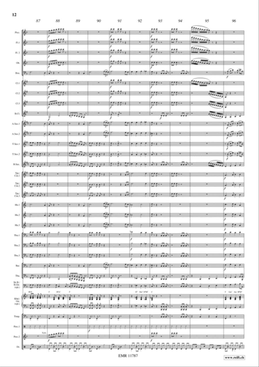 Rocky Folk Concert Band scores gallery preview page 13