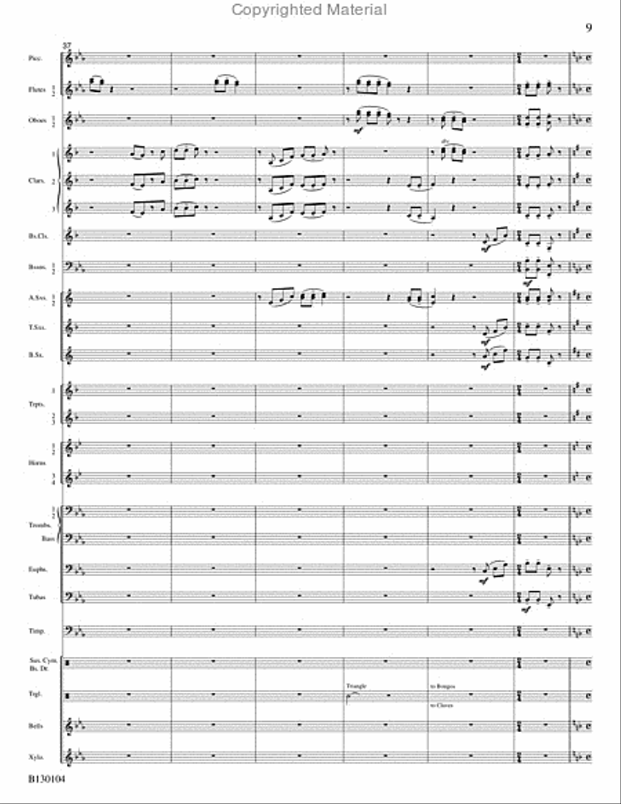 La Fiesta de San Antonio La Fiesta de San Antonio Concert Band scores gallery preview page 10