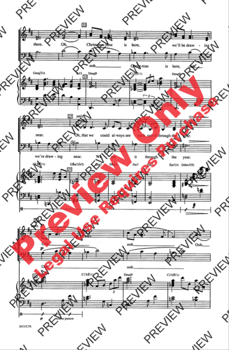 Christmas Time Is Here 3-Part scores gallery preview page 4