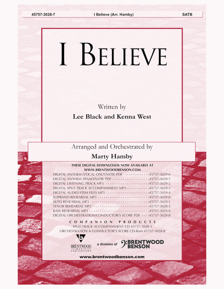 I Believe (Split-Track Accompaniment CD) image number null
