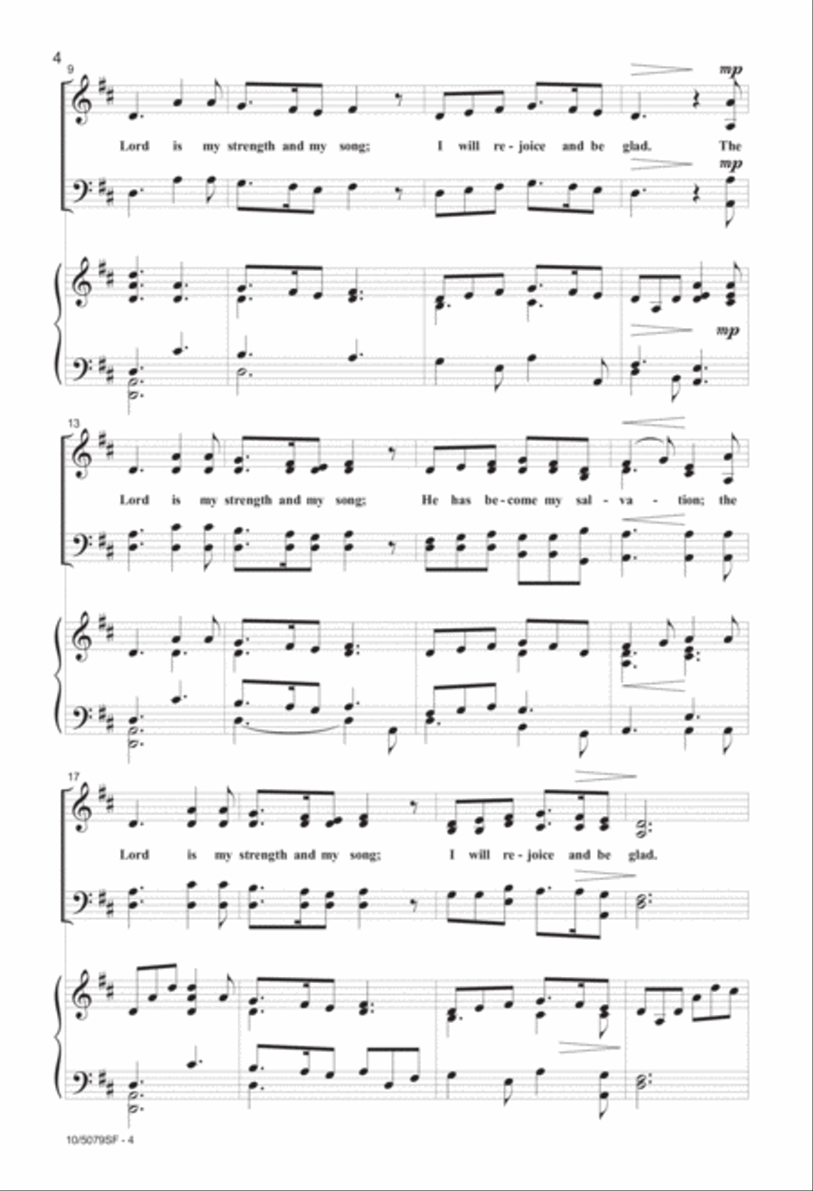 Rejoice and Be Glad 4-Part scores gallery preview page 4