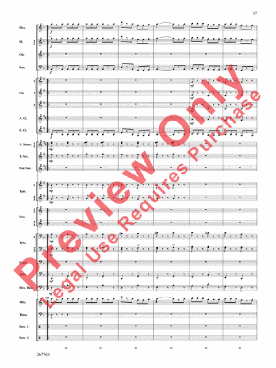 The Music of Disneyland Concert Band scores gallery preview page 18