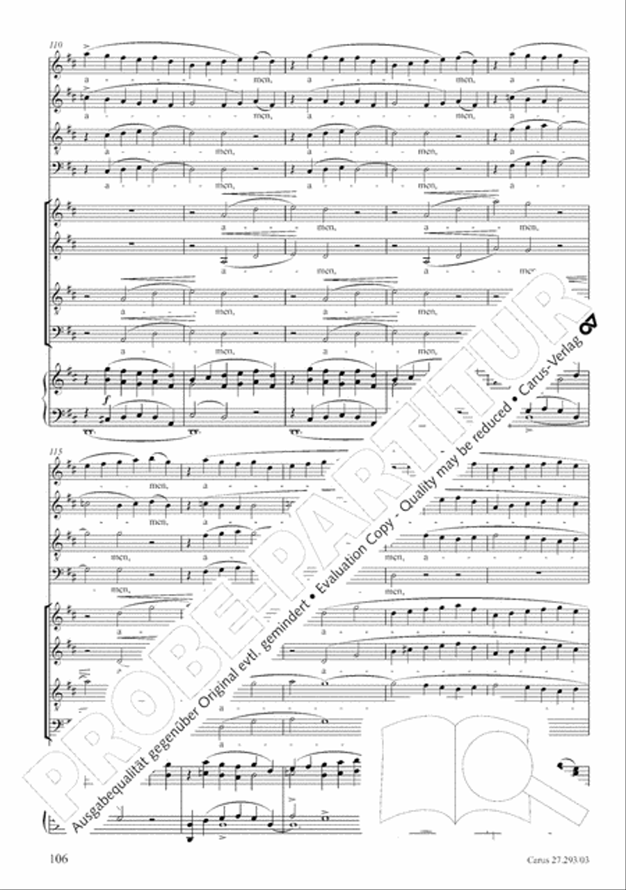 Stabat mater 4-Part scores gallery preview page 113