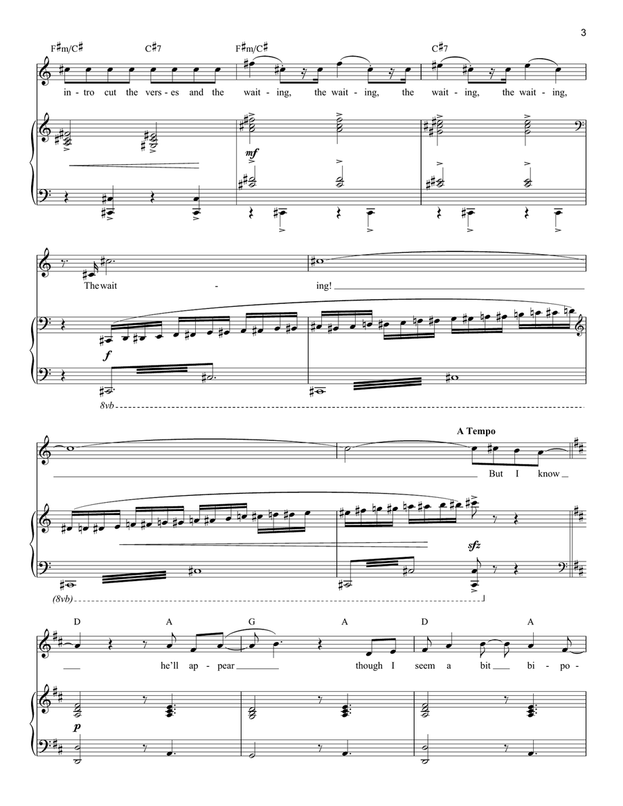 I Know It's Today (from Shrek the Musical) (Adult Fiona) Soprano Voice scores gallery preview page 3