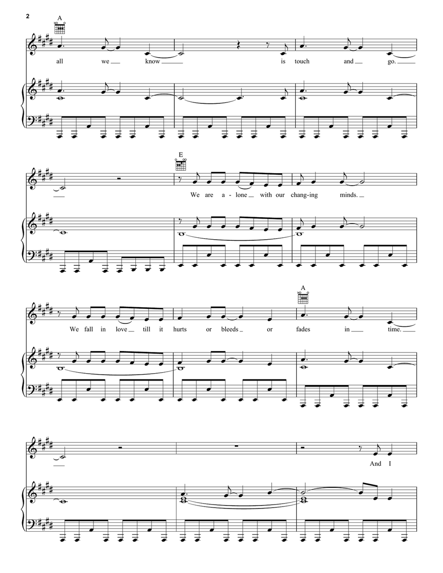 State Of Grace Acoustic Guitar scores gallery preview page 2