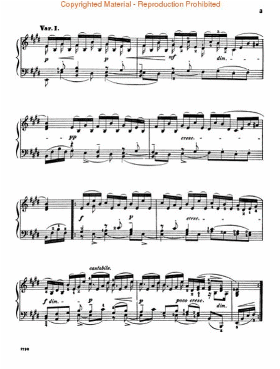 Harmonious Blacksmith Piano Solo scores gallery preview page 3