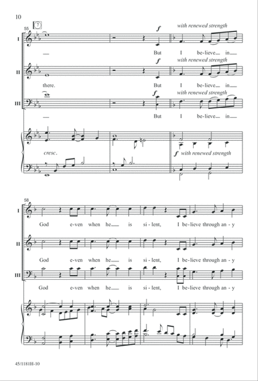 Contemporary Choral Classics 3-Part scores gallery preview page 10