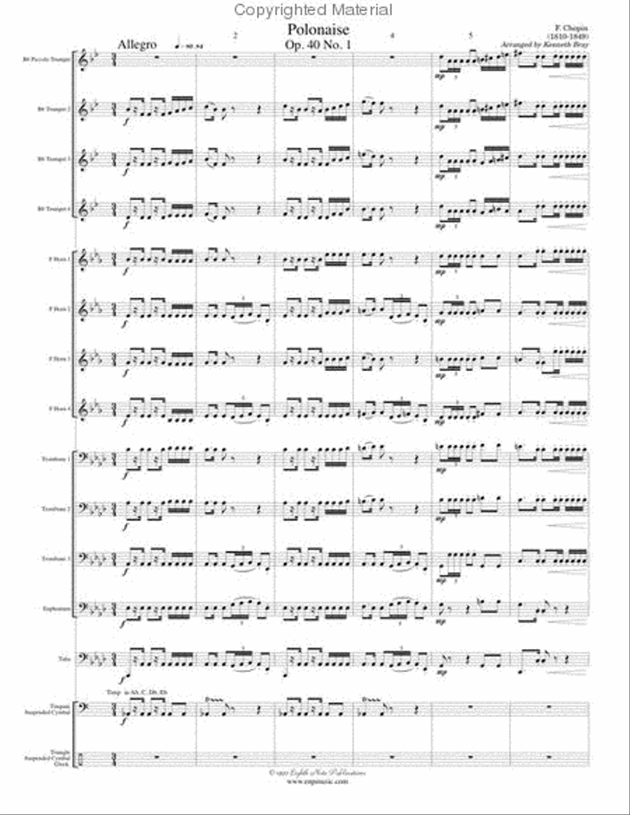 Polonaise Small Ensemble scores gallery preview page 2