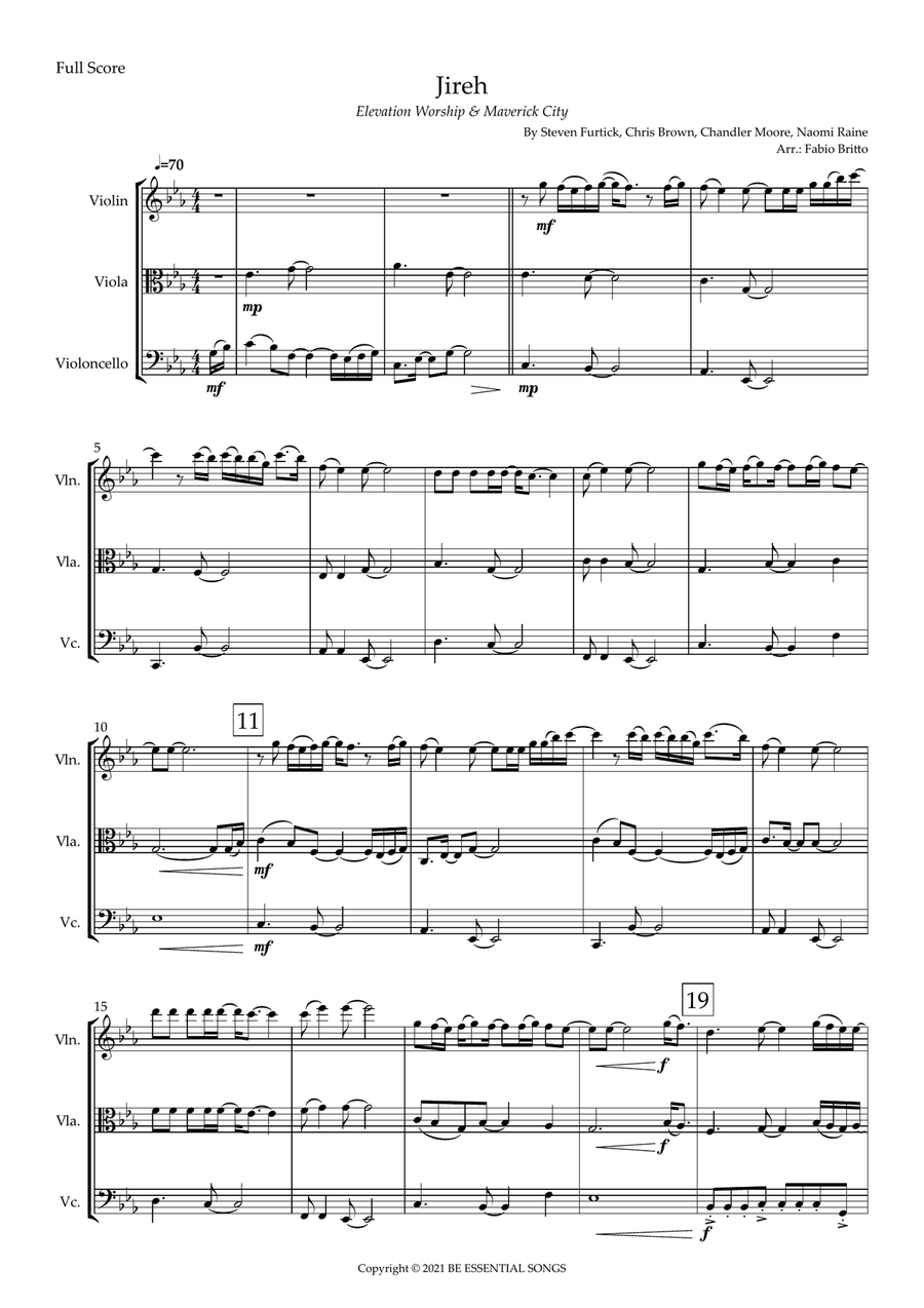 Jireh String Trio scores gallery preview page 1
