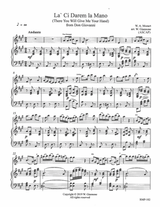 Mozart - La Ci Darem la Mano from Don Giovanni