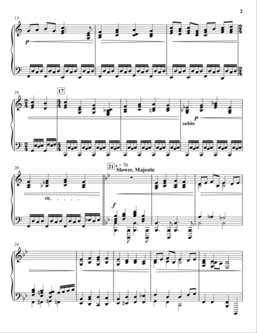 Christ the Lord is Risen Today Part scores gallery preview page 2