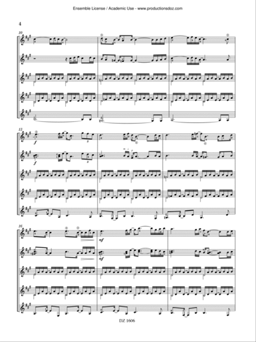 Camaieu Guitar Ensemble scores gallery preview page 4
