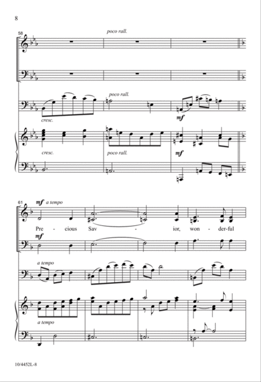 You Took Our Place 4-Part scores gallery preview page 9