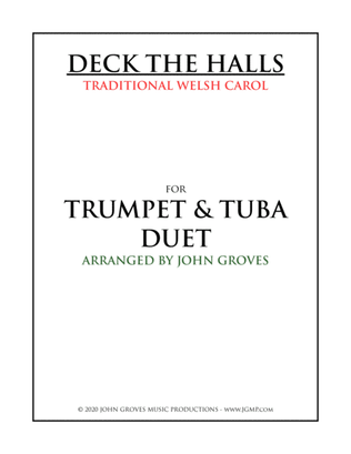Book cover for Deck The Halls - Trumpet & Tuba Duet