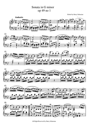 Beethoven- Sonata in G minor op 49 no 1