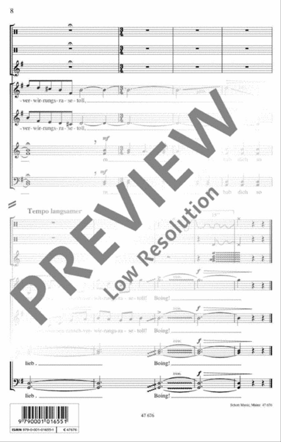 Sommermädchenküssetauschelächelbeichte 4-Part scores gallery preview page 9