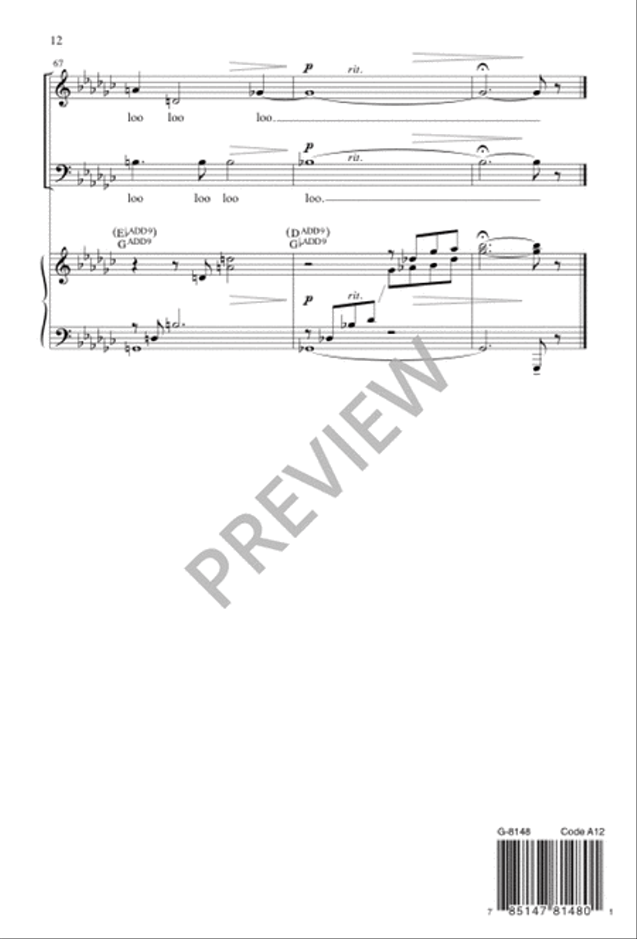 There Is a Balm in Gilead 3-Part scores gallery preview page 11