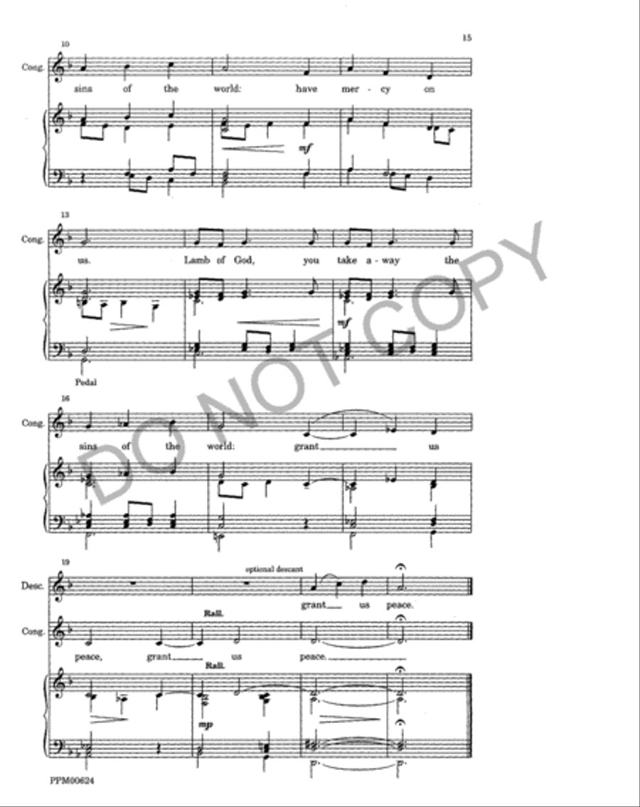 Festival Eucharist (Choral Score) 4-Part scores gallery preview page 16