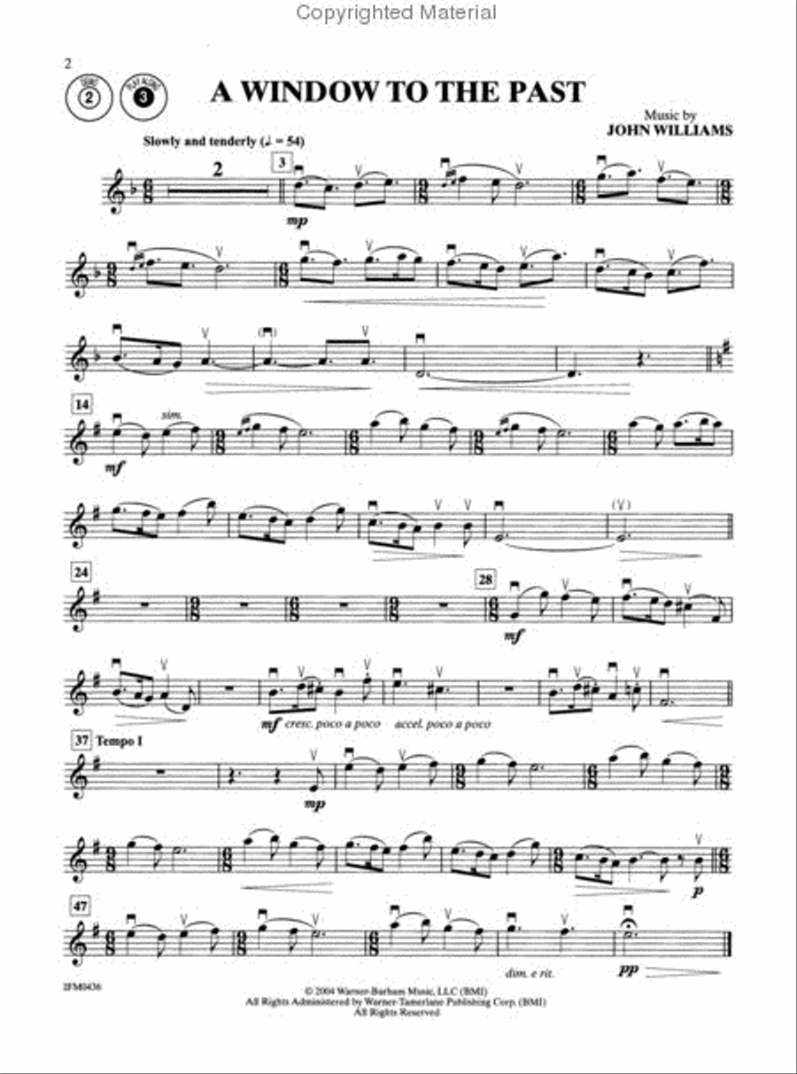 Selections from Harry Potter and the Prisoner of Azkaban Violin Solo scores gallery preview page 2