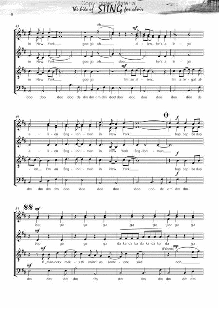 Fields of Gold SSATB scores gallery preview page 5